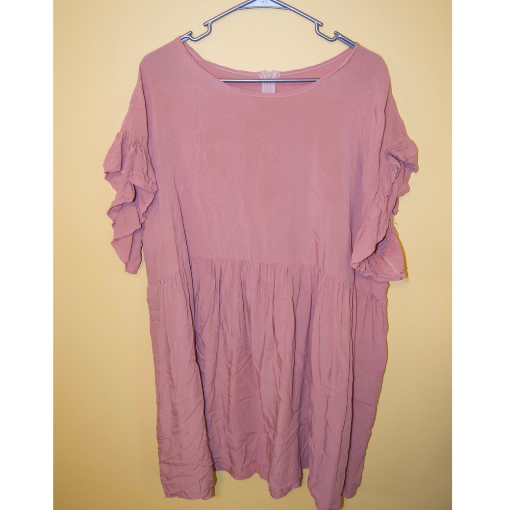 Mauve Babydoll Dress